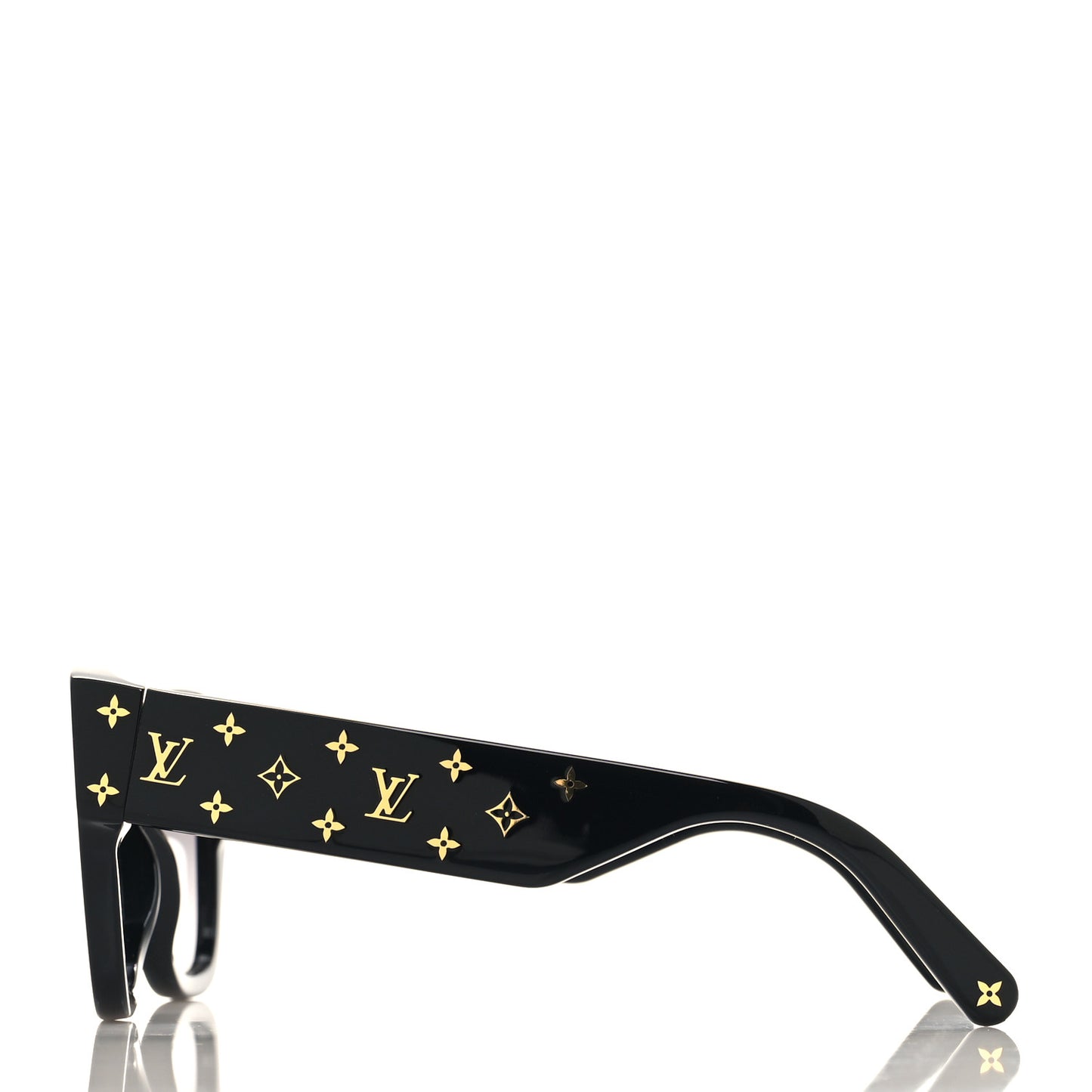 LOUIS VUITTON Rendez-Vous Square Sunglasses Z1564W Black