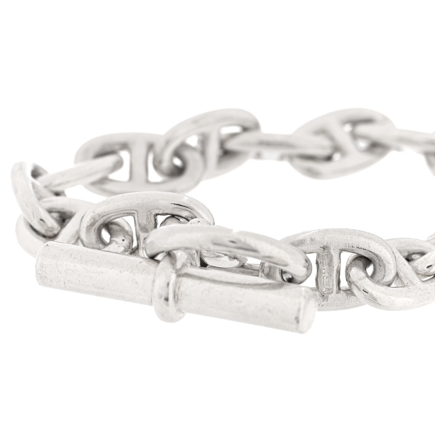 Hermes Sterling Silver PM Chaine D'Ancre Bracelet 3 of 3