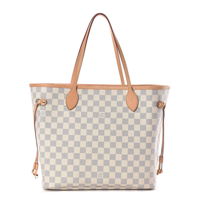 Louis Vuitton Damier Azur Neo Neverfull MM Rose Ballerine 1 of 10