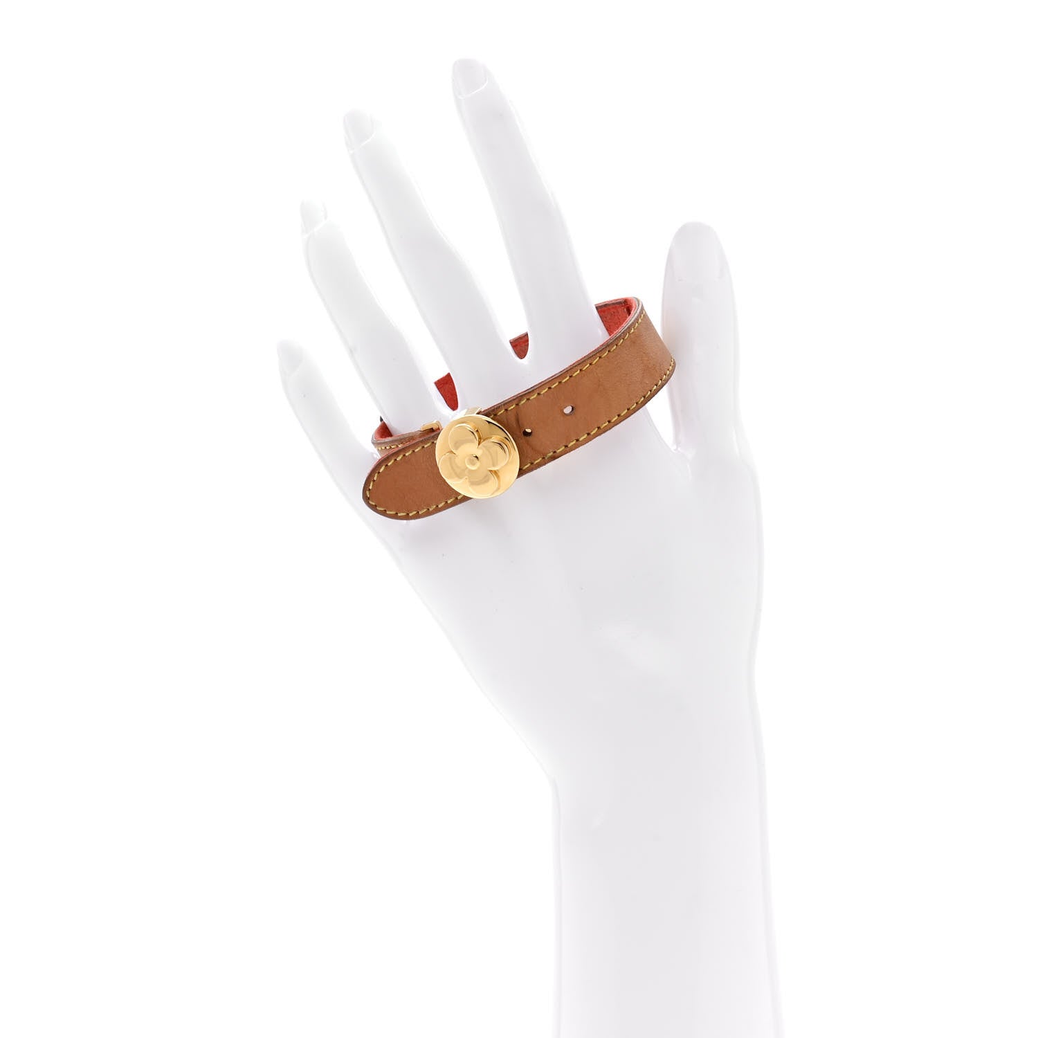 Louis Vuitton Vachetta Leather Wish Bracelet 2 of 7
