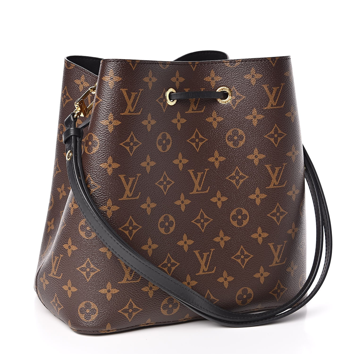 Louis Vuitton Monogram Neonoe MM Black 3 of 9