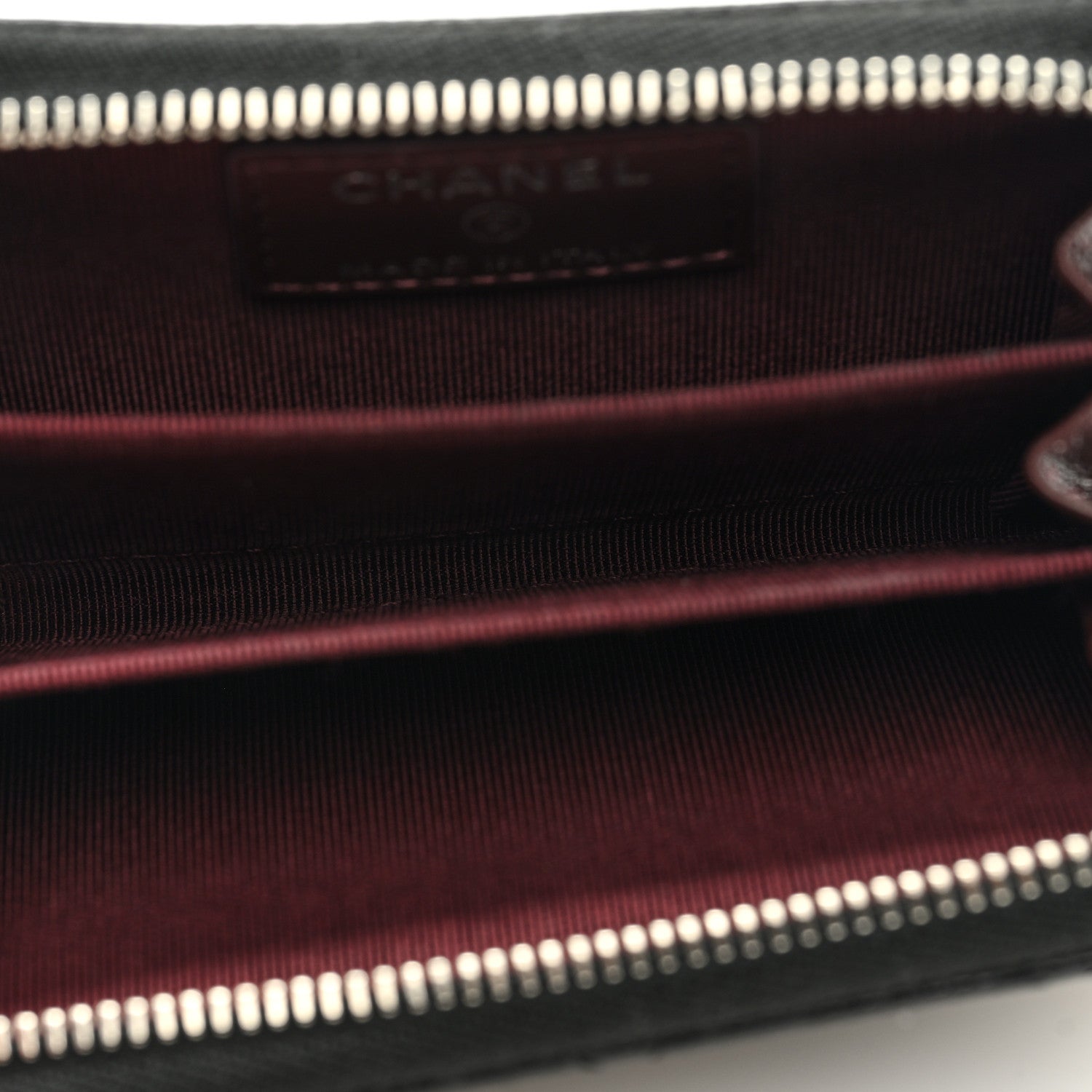 Chanel Caviar Quilted Zip Coin Purse Black 5 of 7