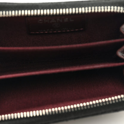 Chanel Caviar Quilted Zip Coin Purse Black 5 of 7