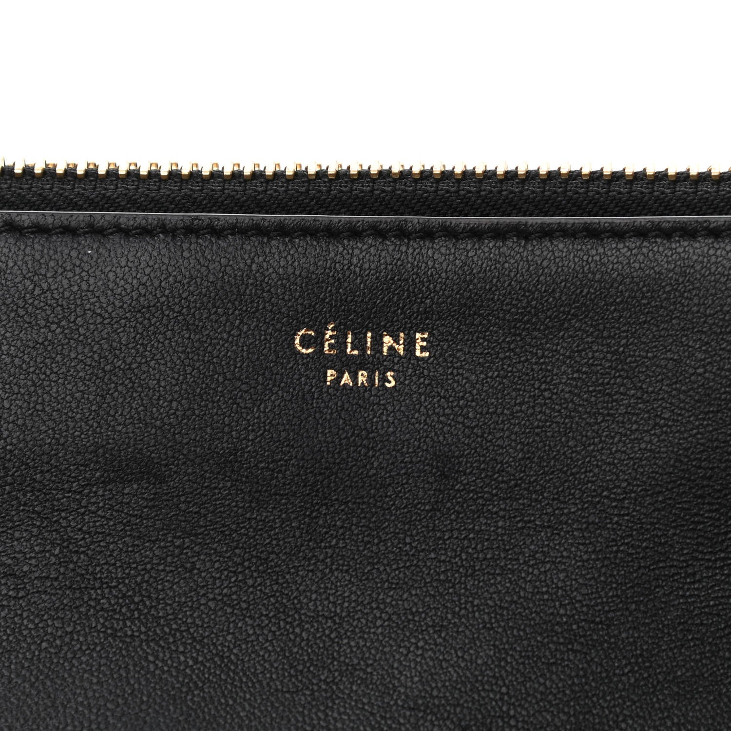 Celine Lambskin Large Trio Crossbody Bag Black 8 of 12