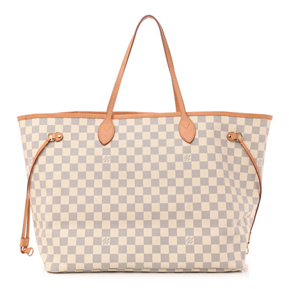 Louis Vuitton Damier Azur Neo Neverfull GM Rose Ballerine 3 of 9