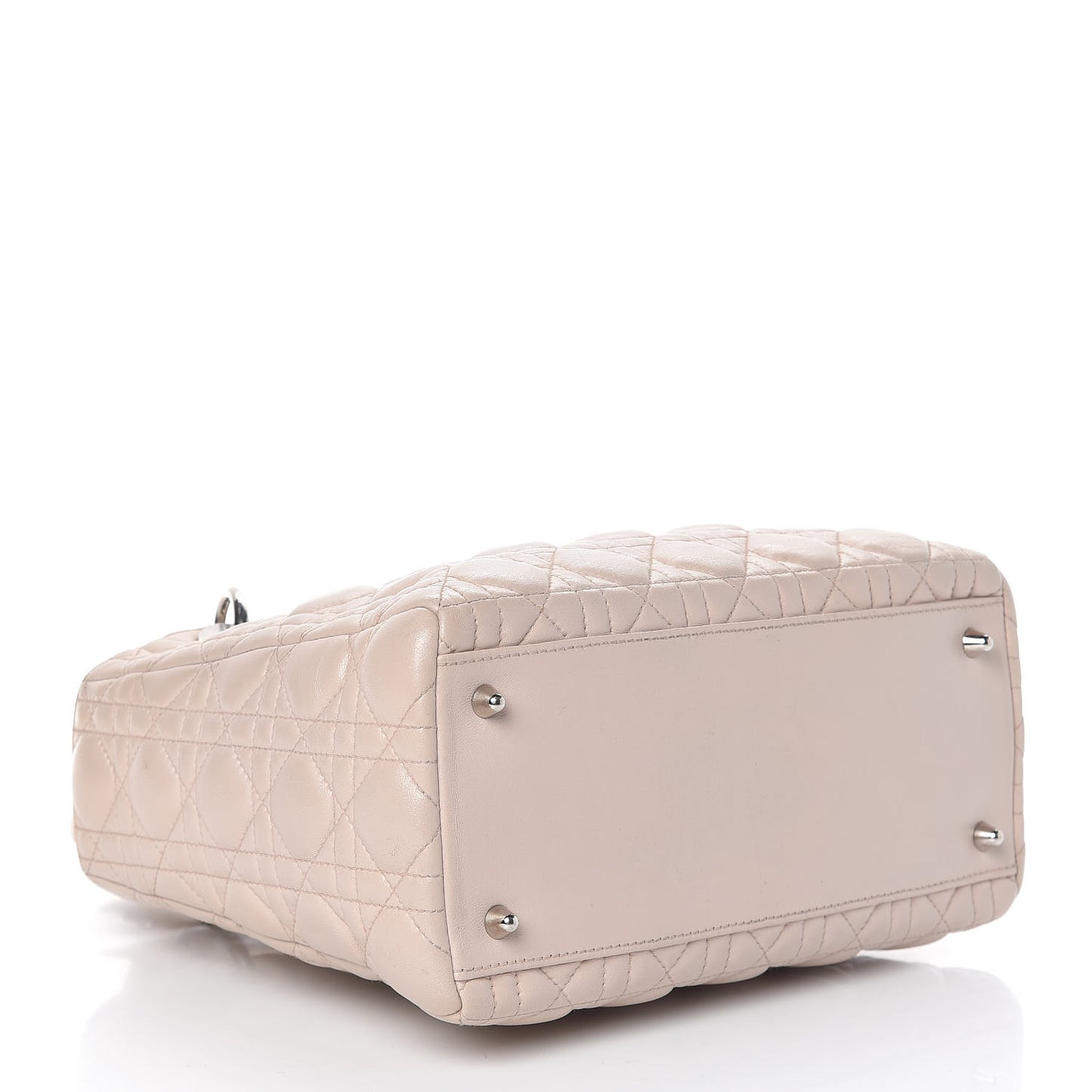 Lambskin Cannage Medium Lady Dior Light Pink