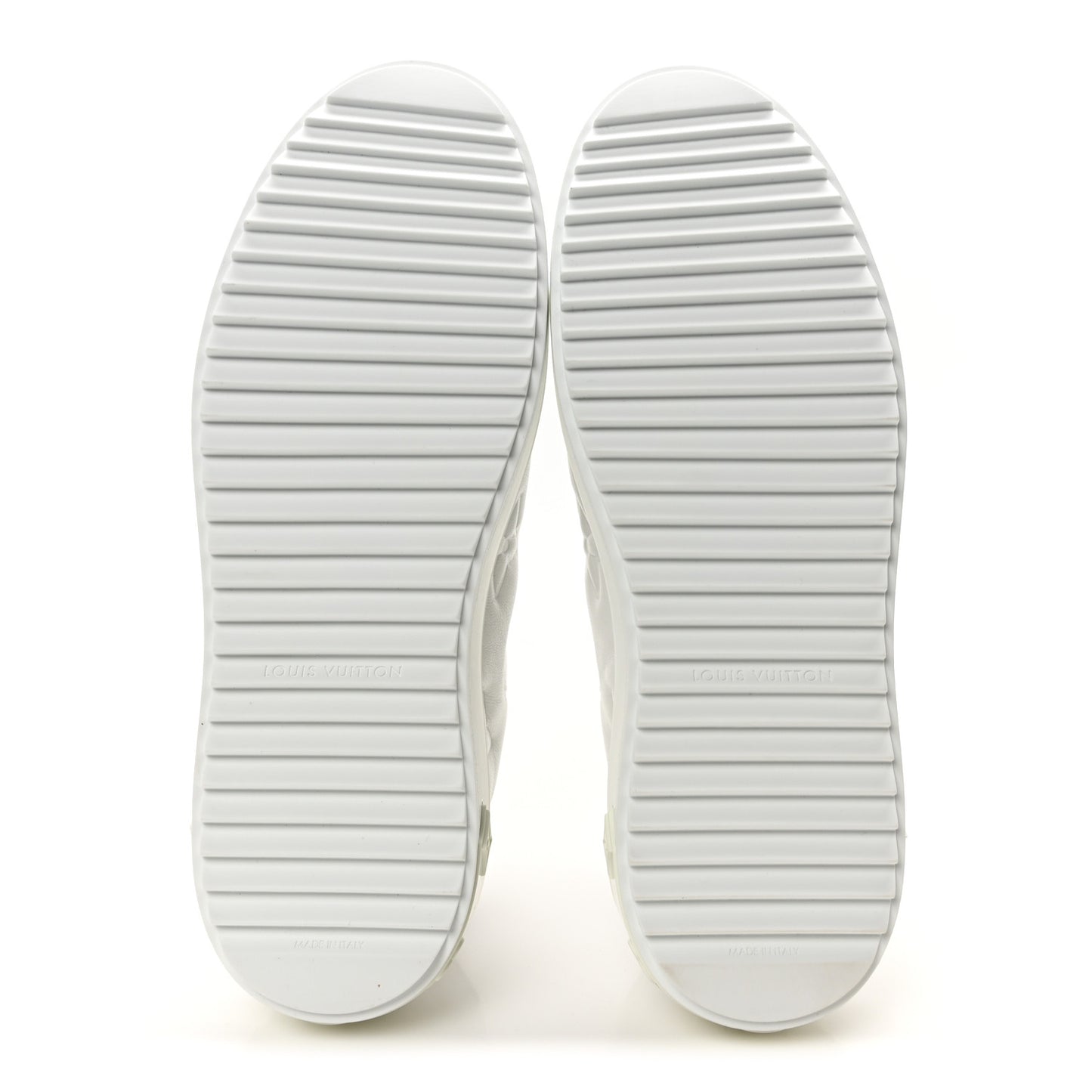 Lambskin Embossed Monogram Uniformes Time Out Sneakers 39.5 White