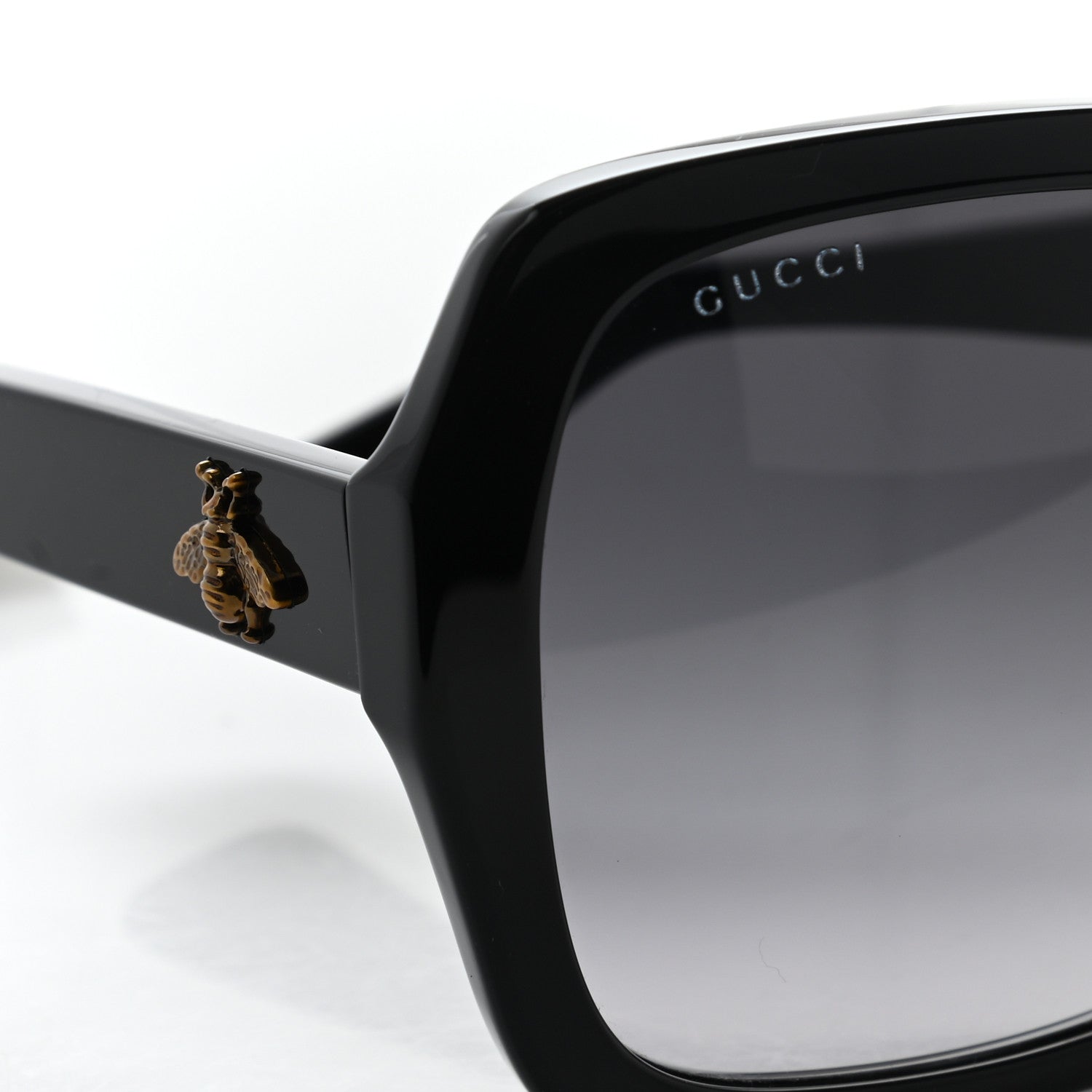 Gucci Acetate Square Frame GG0096S Sunglasses Black 9 of 9