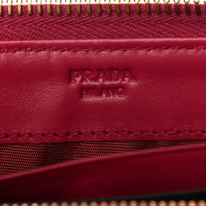 Prada Vitello Move Half Zip Wallet Ibisco 6 of 6