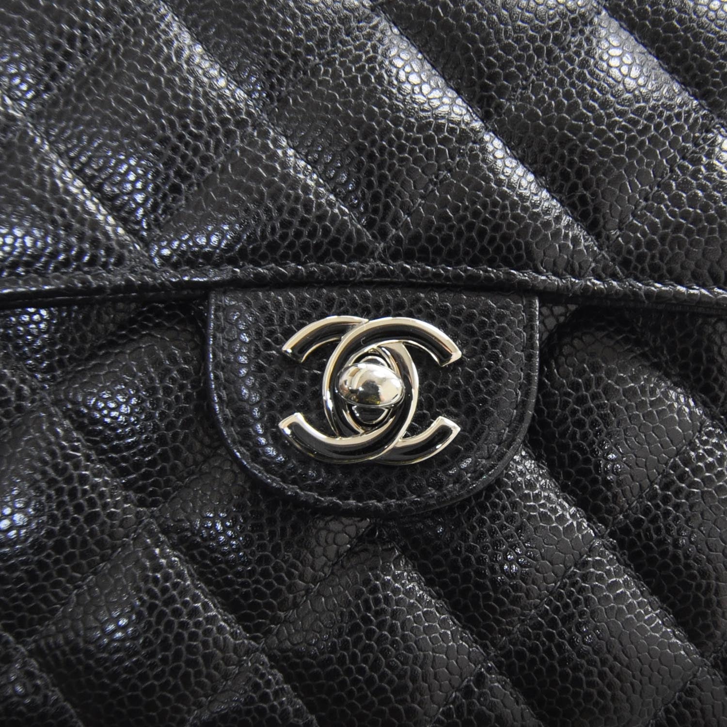 Chanel Caviar Quilted Mini Flap Black SHW 12 of 12