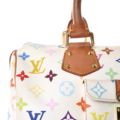 Louis Vuitton Monogram Multicolor Speedy 30 White 19 of 19