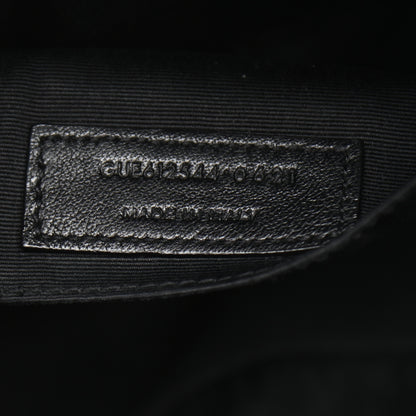 Saint Laurent Calfskin Matelasse Monogram Lou Camera Bag Black 7 of 11