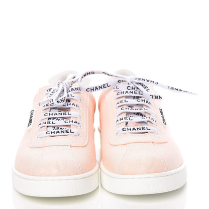 Chanel Canvas Womens Sneakers 40 Light Pink 2 of 10