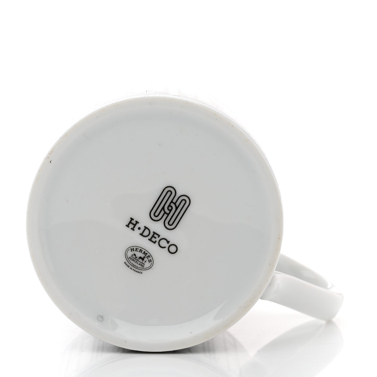 Porcelain H Deco Mug