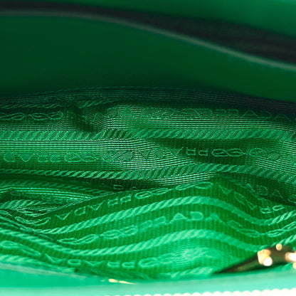 Prada Saffiano Lux Mini Galleria Double Zip Tote Mango 5 of 10