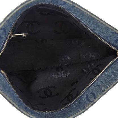 Chanel Denim CC Pouch Blue 5 of 11