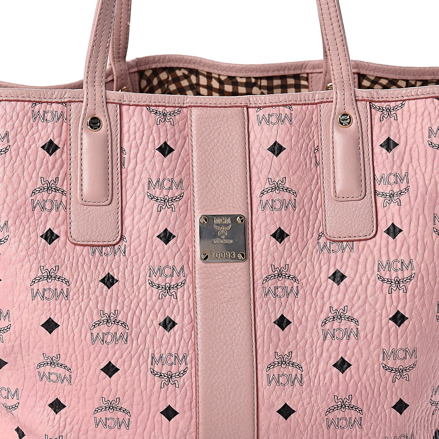 Visetos Medium Liz Reversible Shopper Tote Soft Pink