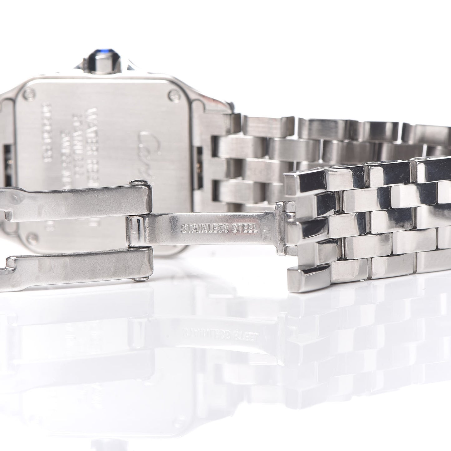Stainless Steel 20mm Santos Demoiselle Quartz Watch