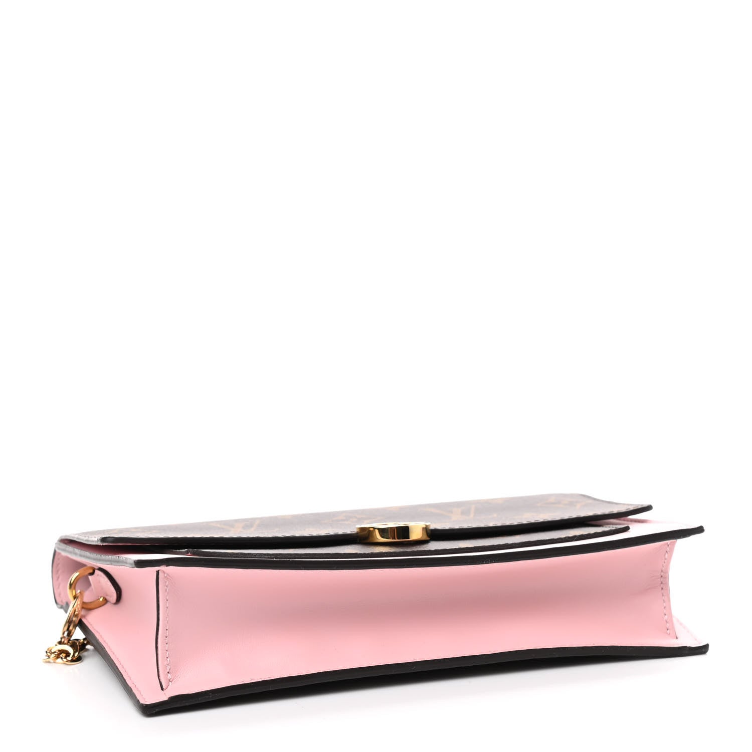 Louis Vuitton Monogram Flore Chain Wallet Rose Ballerine 4 of 9