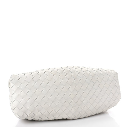 Bottega Veneta Nappa Maxi Intreccio The Pouch Oversized Clutch Chalk 4 of 9