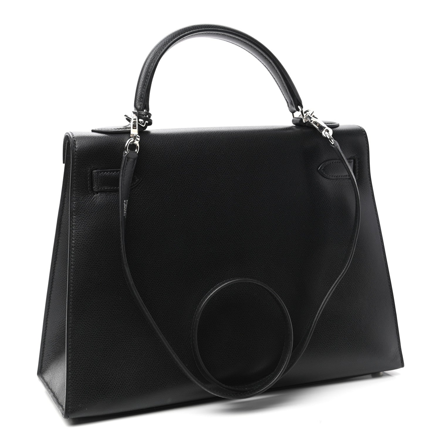 Hermes Epsom Kelly Sellier 32 Black 3 of 10