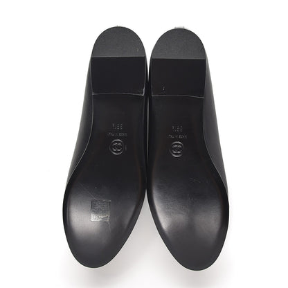 Chanel Lambskin Patent Cap Toe Ballerina Flats 39.5 Black 5 of 9