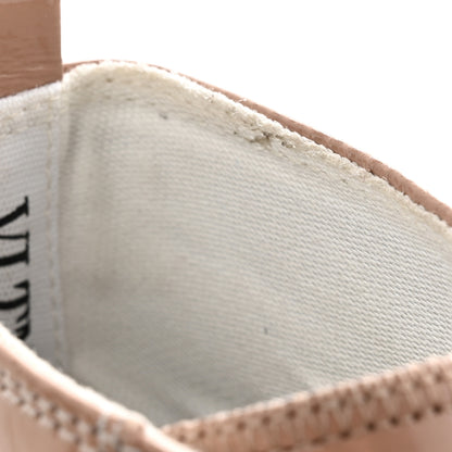 Valentino Garavani Patent Calfskin Womens Giggies High Top Sneakers 40 Rose Cannelle 12 of 12