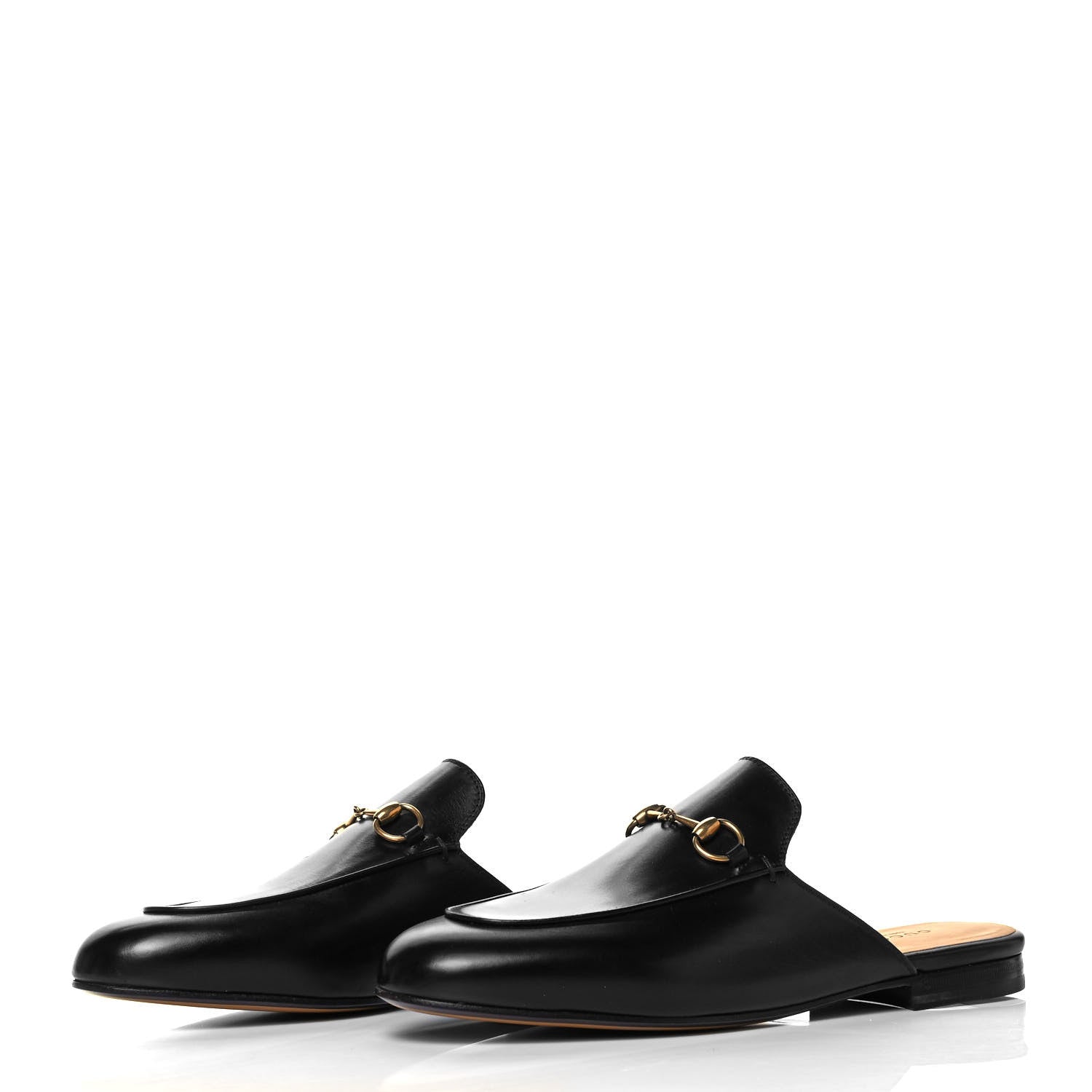 Gucci Calfskin Womens Princetown Slippers 39 Black 3 of 7