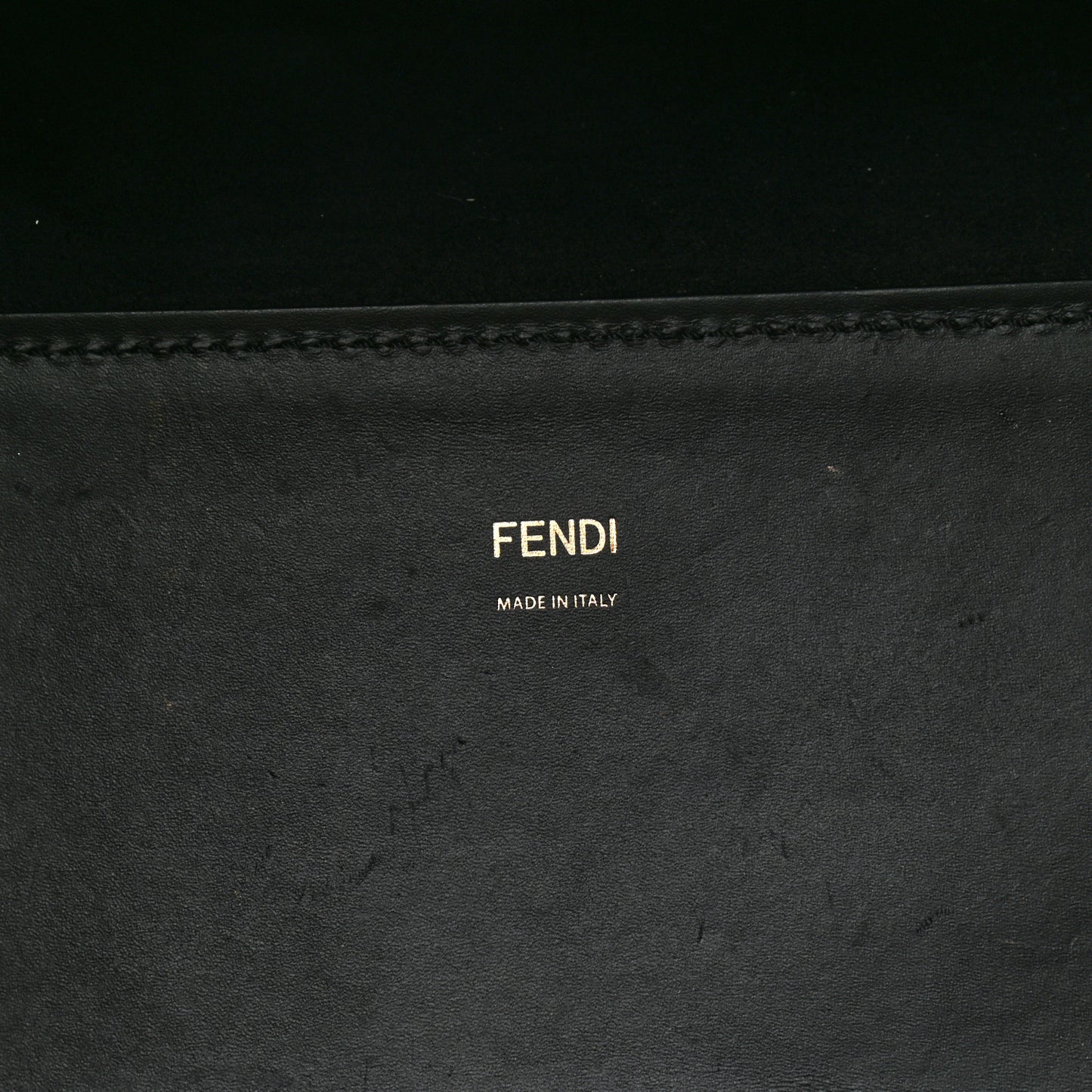 Vitello King Plexiglass Medium Fendi Sunshine Shopper Tote Black