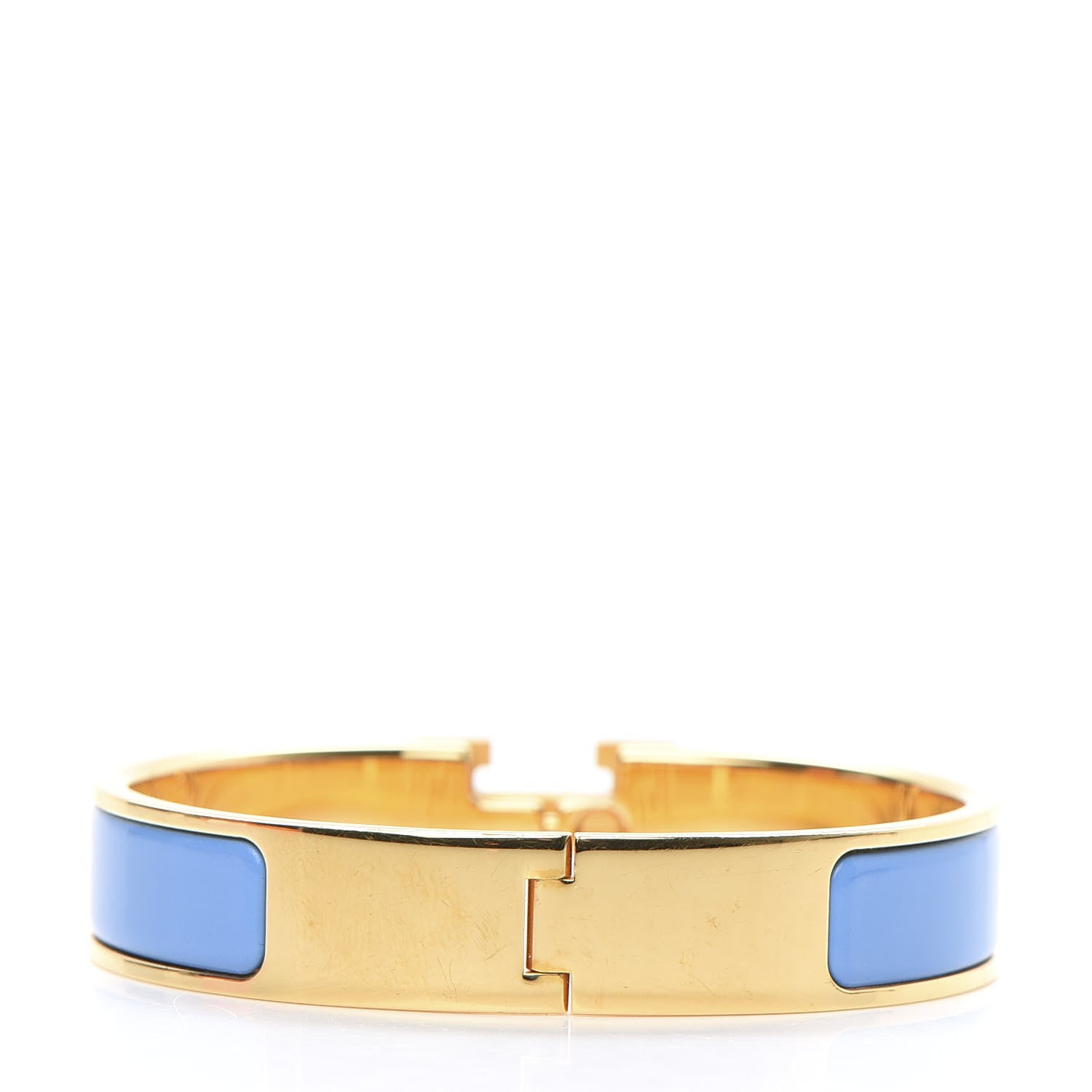 Hermes Enamel Narrow Clic Clac H Bracelet PM Bleu Transat 3 of 6