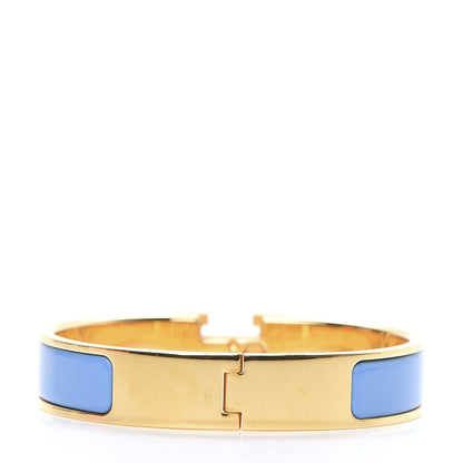 Hermes Enamel Narrow Clic Clac H Bracelet PM Bleu Transat 3 of 6