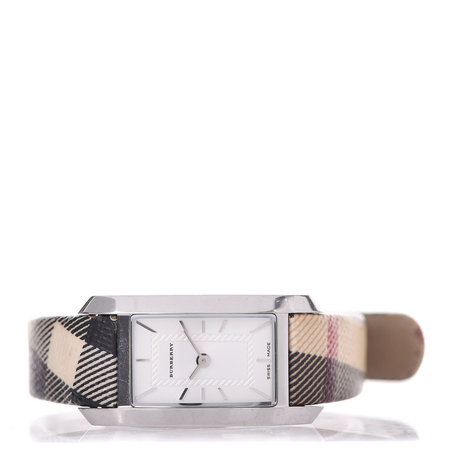 Burberry Stainless Steel Calfskin 20mm Heritage Nova Check Quartz Watch BU9503 3 of 9