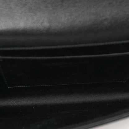 Saint Laurent Calfskin Monogram Large Belle De Jour Clutch Black 5 of 8