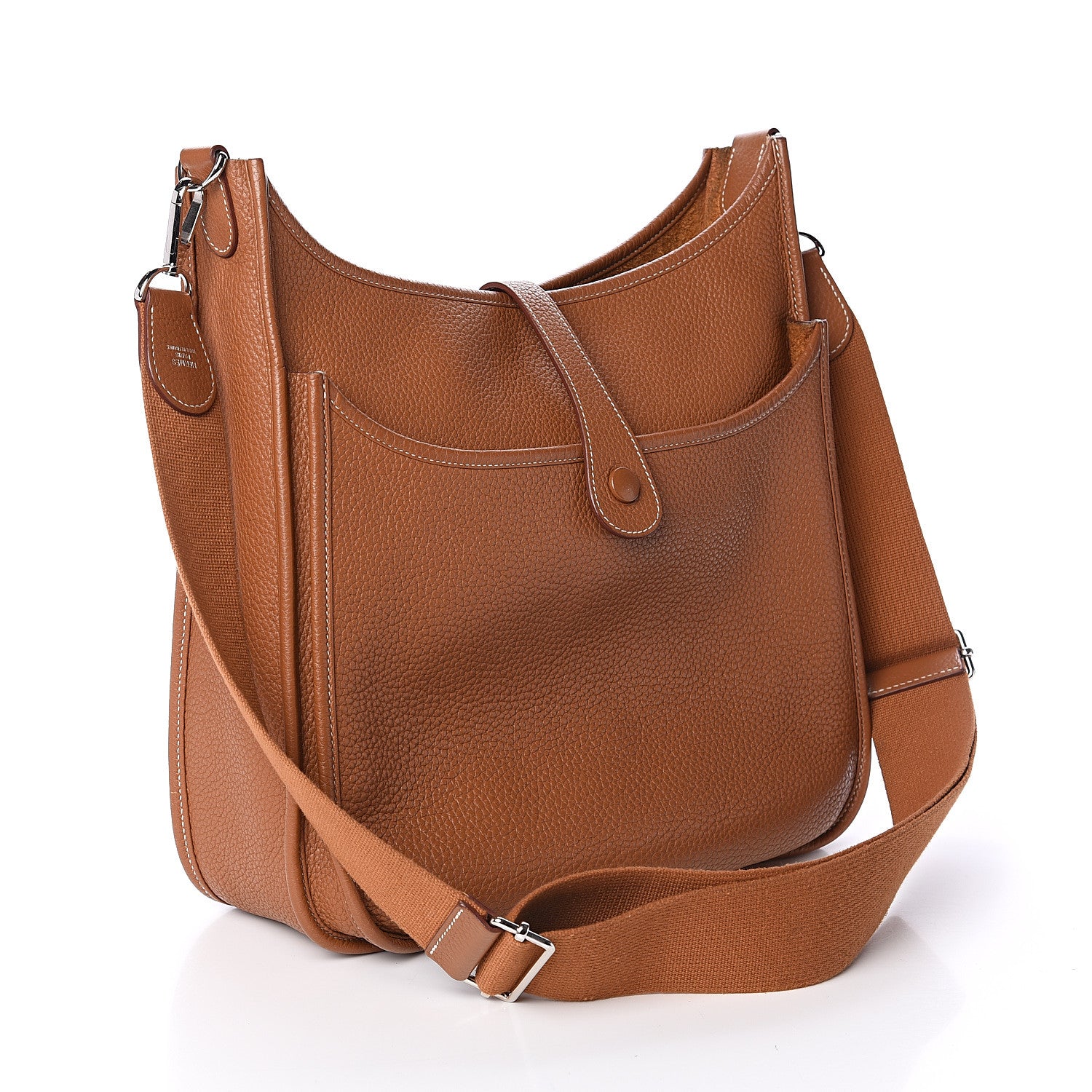 Hermes Taurillon Clemence Evelyne III GM Gold 2 of 8