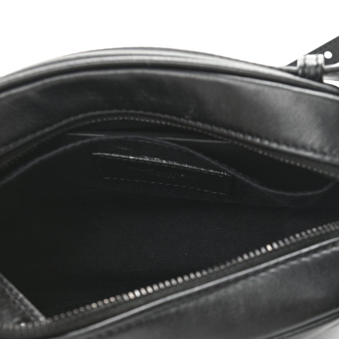 Calfskin Matelasse Monogram Lou Belt Bag Black