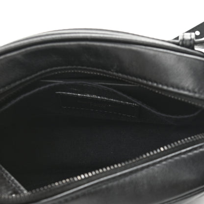 Saint Laurent Calfskin Matelasse Monogram Lou Belt Bag Black 4 of 8