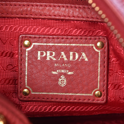 Prada Vitello Daino Hobo Rosso 6 of 14