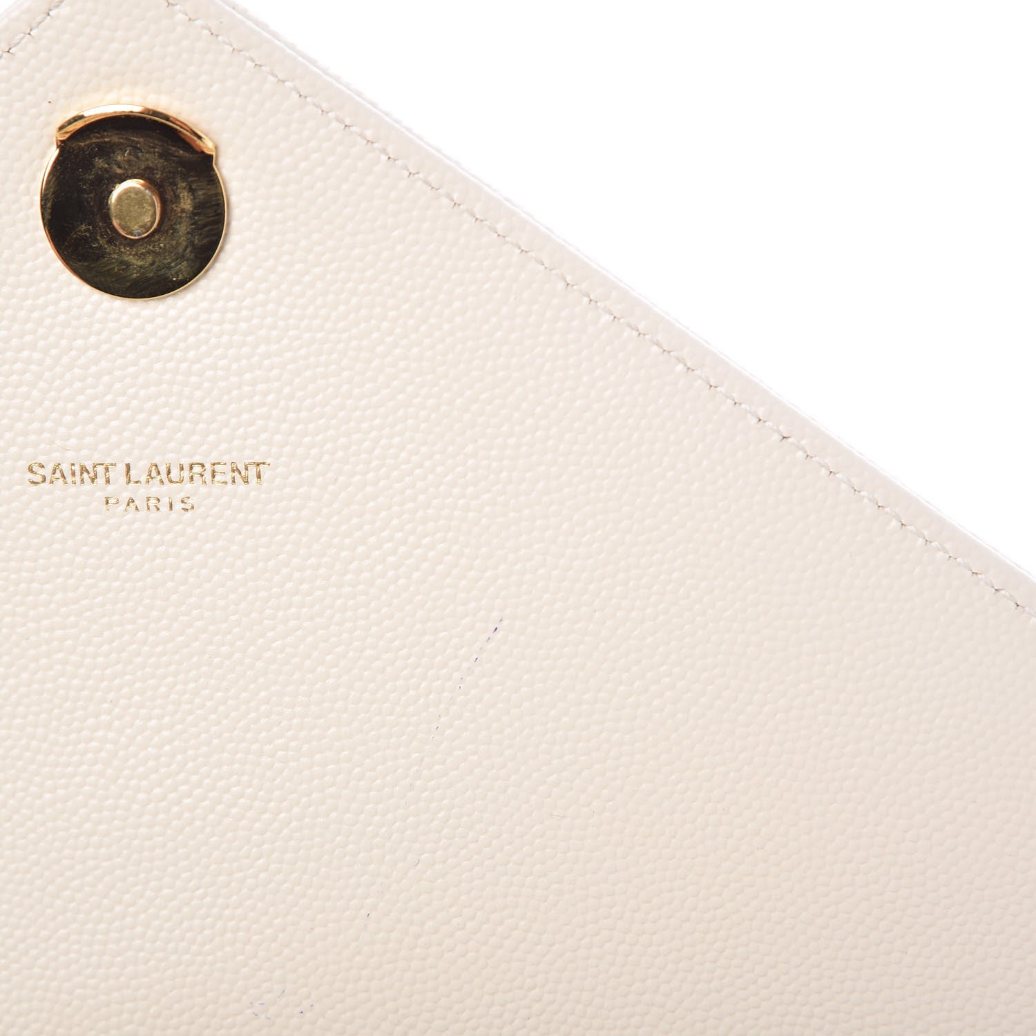 Saint Laurent Grain De Poudre Matelasse Chevron Large Monogram Satchel Porcellana 7 of 7