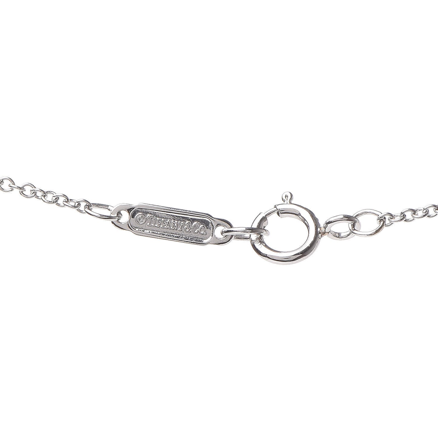 Platinum Diamond Small Heart Pendant Necklace