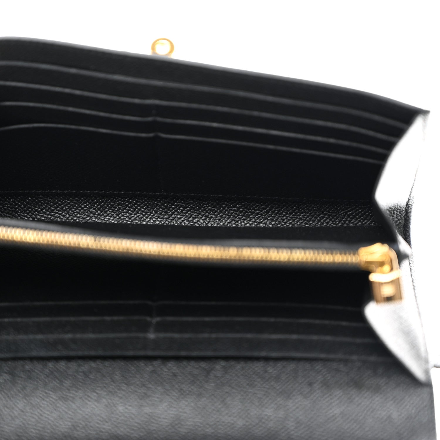 Hermes Epsom Kelly Longue Wallet Black 5 of 8