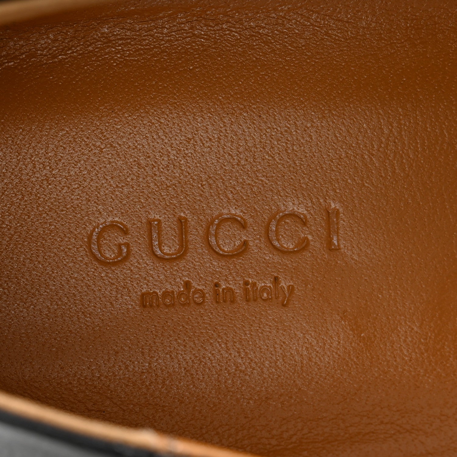 Gucci Goatskin Womens Horsebit Mid-Heel Loafers 38 Black 6 of 10