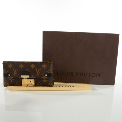 Louis Vuitton Monogram Triangle Wallet Black 5 of 8