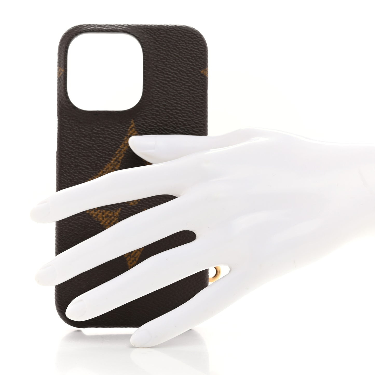 Reverse Monogram Giant iPhone 13 Pro Bumper On Strap Pink