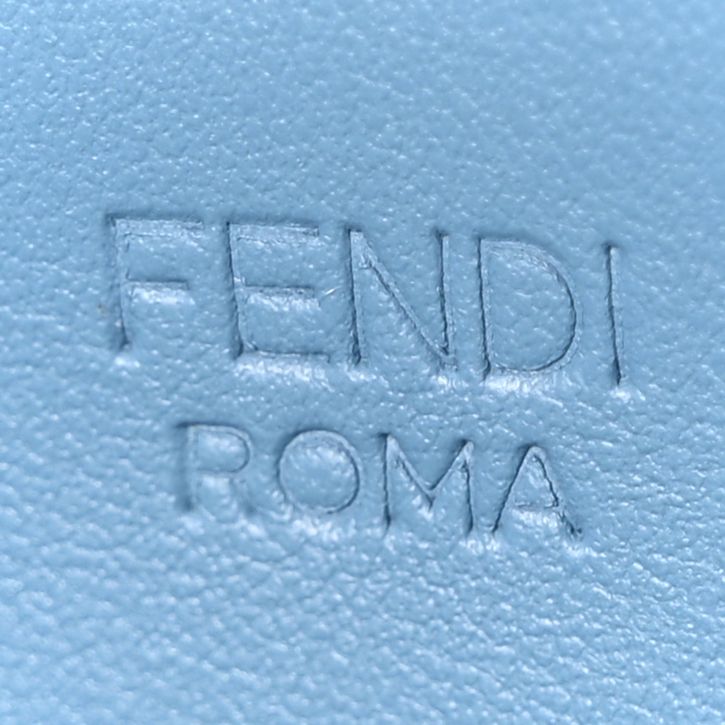 Denim Jacquard FF Effect Vitello Grace Soft Mini By The Way Boston Blue White