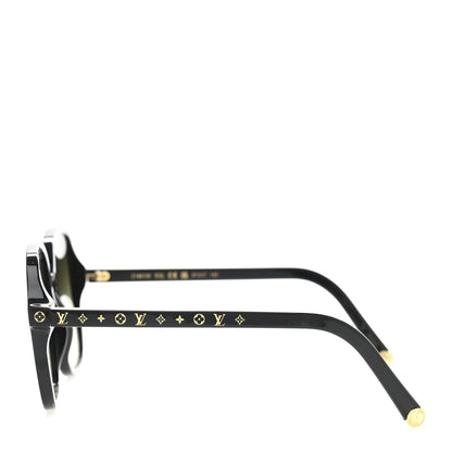 Louis Vuitton Acetate My Monogram Light Square Sunglasses Z1861W Black 3 of 8