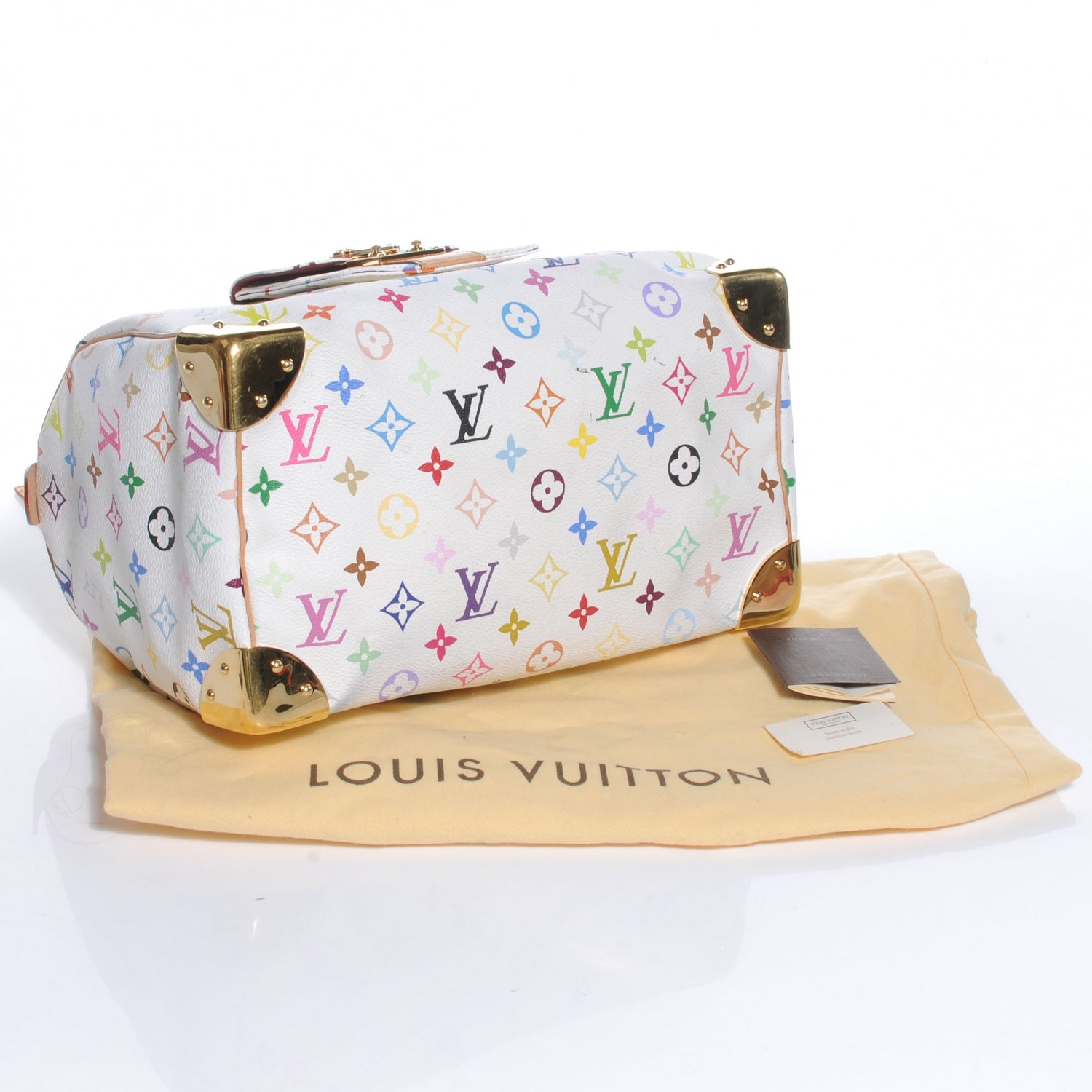 Louis Vuitton Monogram Multicolor Speedy 30 White 5 of 8