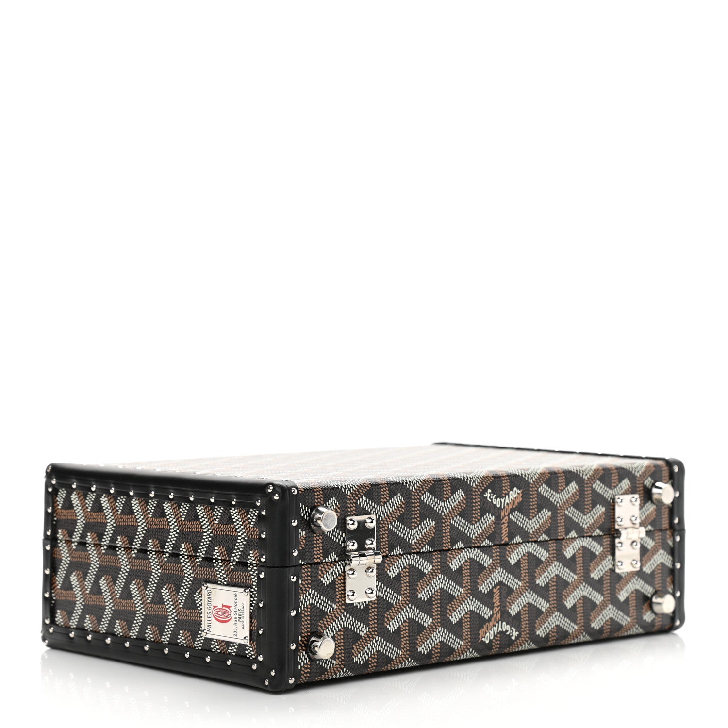 Goyard Goyardine Grand Hotel Trunk Bag Black 4 of 11