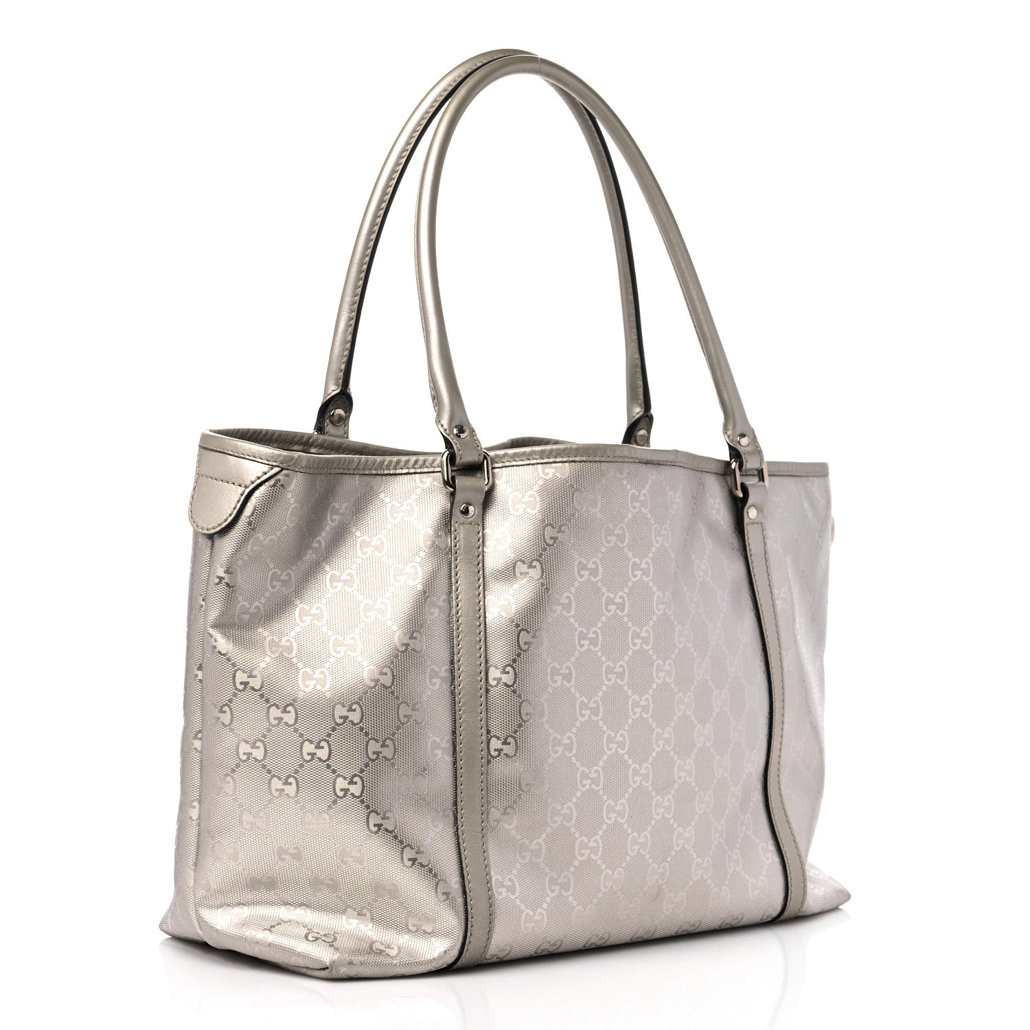 Gucci Imprime Monogram Medium Joy Tote Silver 2 of 12