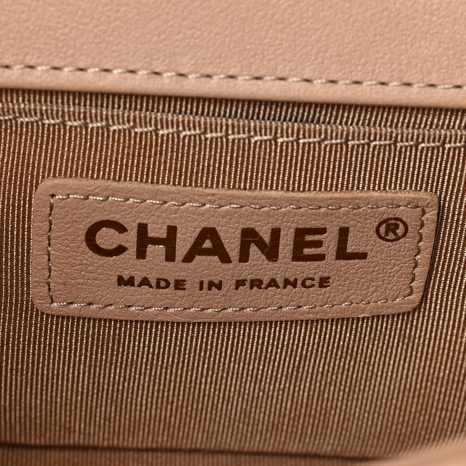 Chanel Calfskin Quilted Small Boy Flap Beige 6 of 8