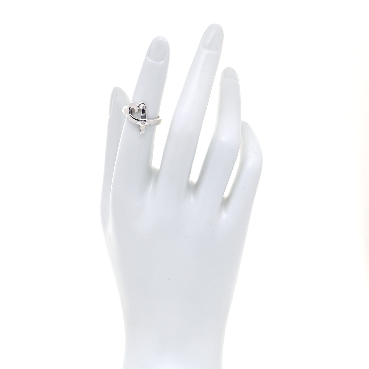 Sterling Silver Paloma Picasso Diamond Loving Heart Ring 49 5
